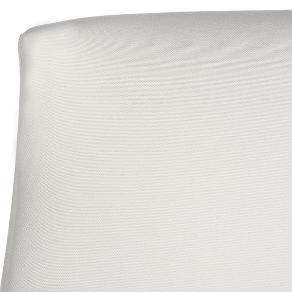 Safavieh Burbank Art Deco Club Chair In White - Elegant Cotton Upholstery & Acrylic Legs For Modern Spaces MCR4214A