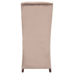 Safavieh Becall Velvet Dining Chair - Luxurious Dark Champagne Upholstery & Ergonomic Design For Comfort MCR4501A