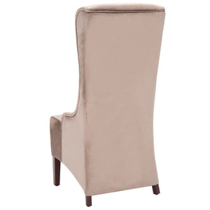 Safavieh Becall Velvet Dining Chair - Luxurious Dark Champagne Upholstery & Ergonomic Design For Comfort MCR4501A