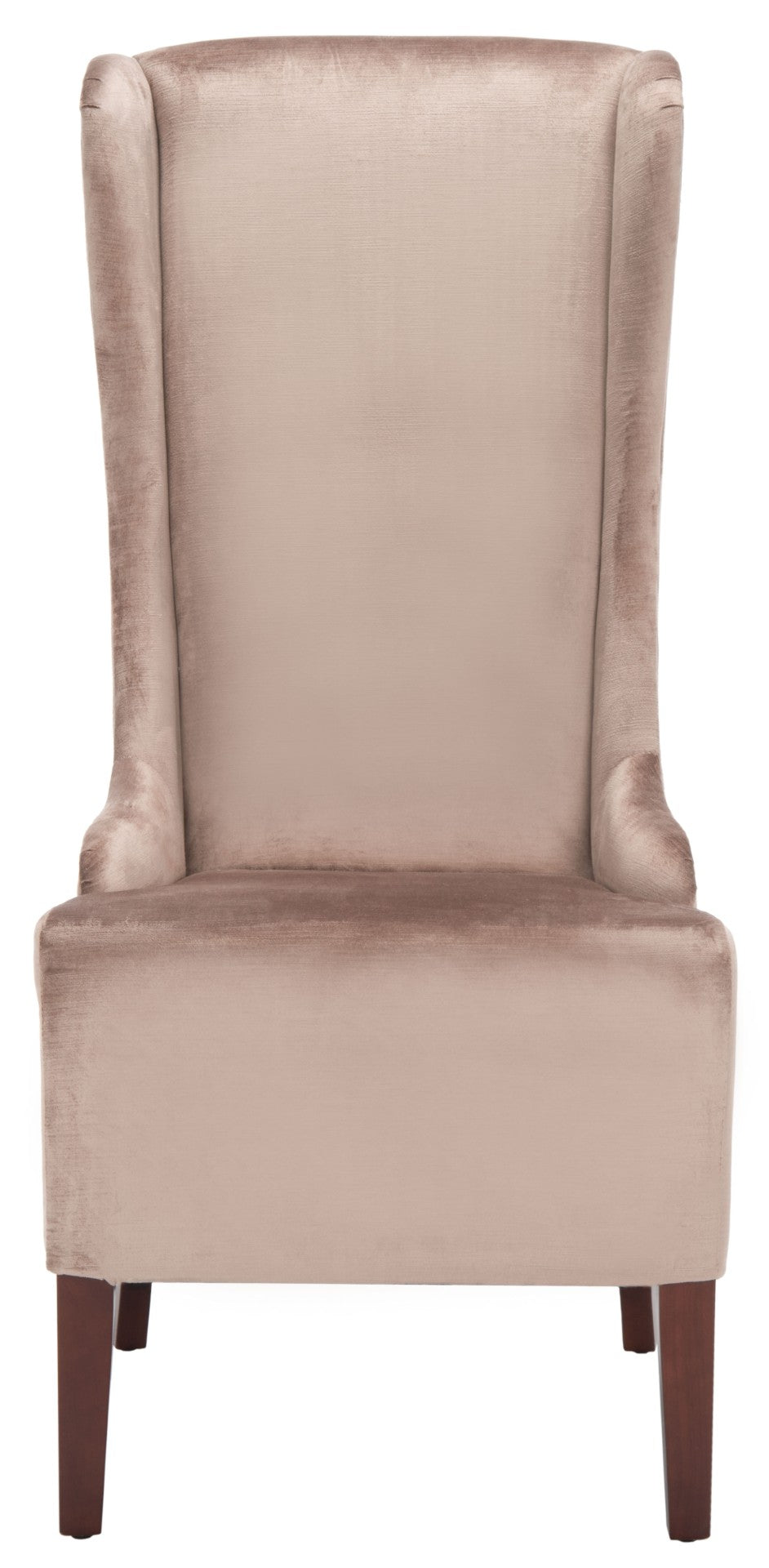Safavieh Becall Velvet Dining Chair - Luxurious Dark Champagne Upholstery & Ergonomic Design For Comfort MCR4501A