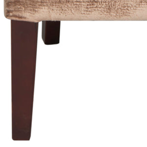 Safavieh Becall Velvet Dining Chair - Luxurious Dark Champagne Upholstery & Ergonomic Design For Comfort MCR4501A