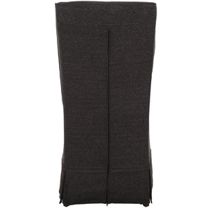 Safavieh Becall 20''H Slipcover Dining Chair - Elegant Cream Linen, Cherry Mahogany Legs For Timeless Style Grey MCR4501D