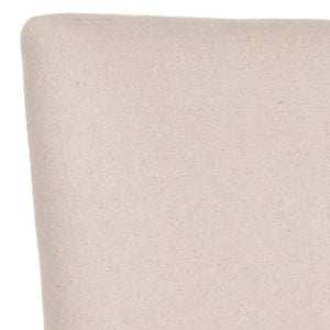 Safavieh Becca 19''H Taupe Linen Dining Chair With Silver Nailheads – Elegant Comfort For Any Décor Style MCR4502A