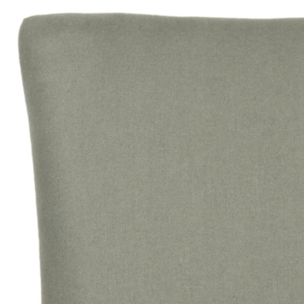 Safavieh Becca 19''H Sea Mist Linen Dining Chair With Silver Nailheads And Elegant Cherry Mahogany Legs MCR4502D