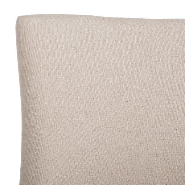 Safavieh Becca Two-Toned Linen Dining Chair - Elegant High Back With Nail Head Trim For Timeless Comfort MCR4502P