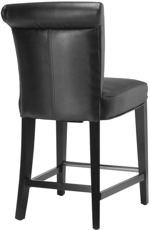 Safavieh Seth Counter Stool - Modern Classic Design With Ergonomic Support For Stylish Kitchens And Bars Black MCR4509A