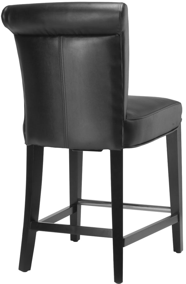 Safavieh Seth Counter Stool - Modern Classic Design With Ergonomic Support For Stylish Kitchens And Bars Black MCR4509A