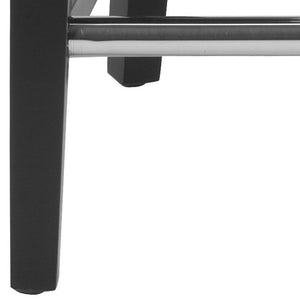 Safavieh Seth Counter Stool - Modern Classic Design With Ergonomic Support For Stylish Kitchens And Bars Black MCR4509A