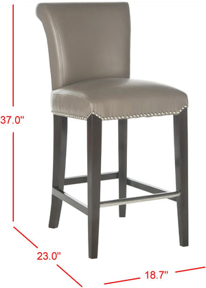 Safavieh Seth Counter Stool - Modern Classic Design With Ergonomic Support For Stylish Kitchens And Bars Clay MCR4509F