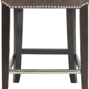 Safavieh Seth Counter Stool - Modern Classic Design With Ergonomic Support For Stylish Kitchens And Bars Antique Brown MCR4509G