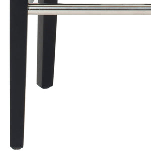 Safavieh Seth Bar Stool - Timeless Comfort And Style With Durable Birch Frame And Easy-Care Leather Upholstery Brown MCR4510B