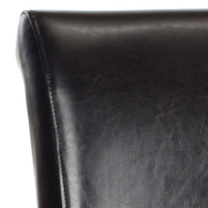 Safavieh Seth Bar Stool - Timeless Comfort And Style With Durable Birch Frame And Easy-Care Leather Upholstery Brown MCR4510B