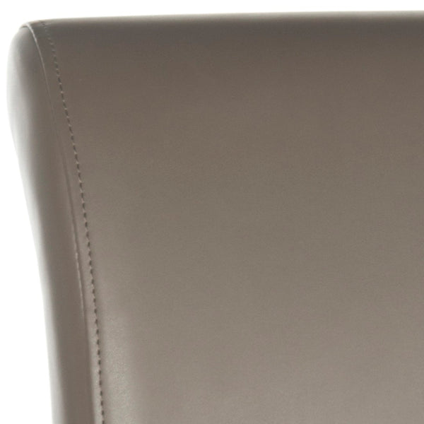 Safavieh Seth Bar Stool - Timeless Comfort And Style With Durable Birch Frame And Easy-Care Leather Upholstery Clay MCR4510F