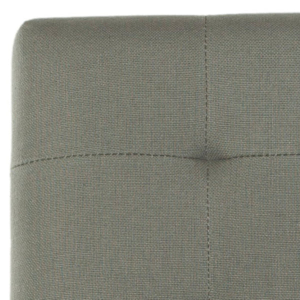 Safavieh Thompson Elegant Linen Counter Stool With Silver Nailhead Accents For Stylish Kitchen Seating Seamist MCR4511C