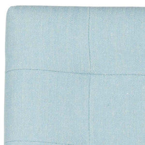 Safavieh Thompson Elegant Linen Counter Stool With Silver Nailhead Accents For Stylish Kitchen Seating Sky Blue MCR4511G