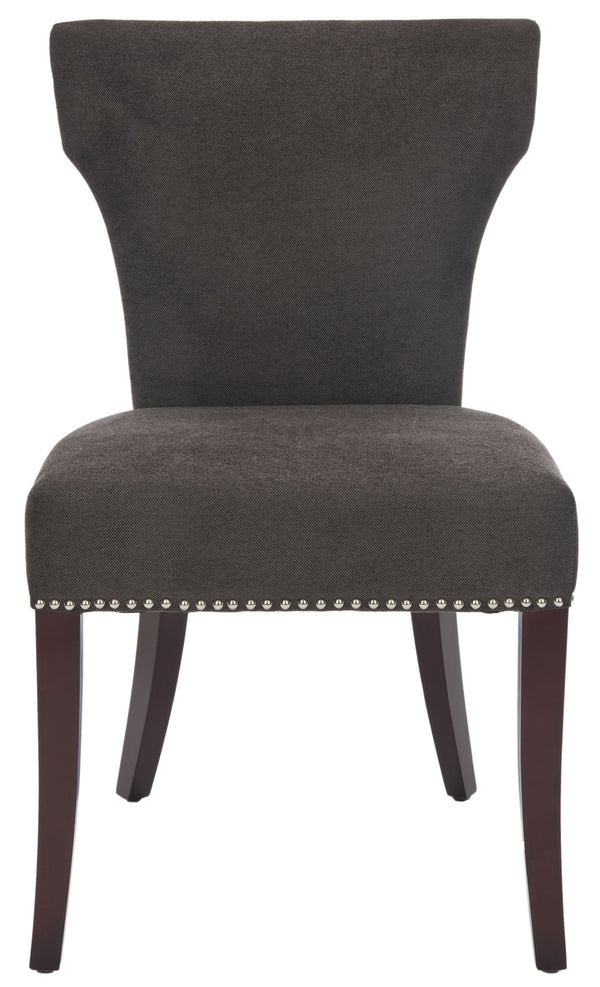 Safavieh Ryan Dining Chair In Bark Fabric - Stylish Comfort For Modern Dining Spaces, Elegant Design & Durability Bark 100% Polyester Mcr4513c
