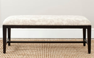 Safavieh Zambia Bench Taupe And Beige Print  Mcr4533e