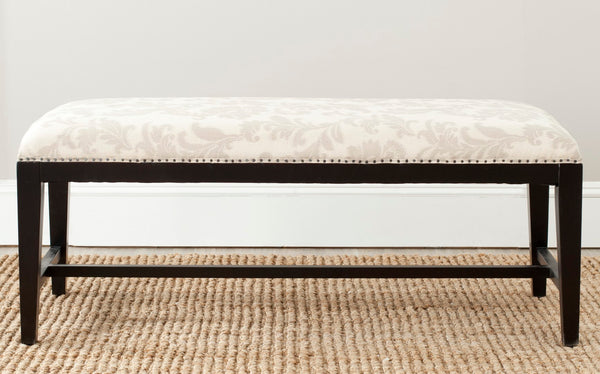 Safavieh Zambia Bench Taupe And Beige Print  Mcr4533e