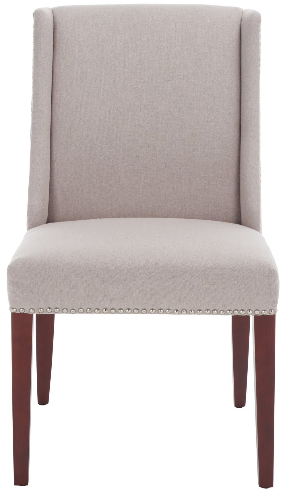 Safavieh Lauren Side Chair In Taupe - Elegant Design For Modern Dining Spaces, Comfortable & Stylish Seating Taupe  Mcr4535a