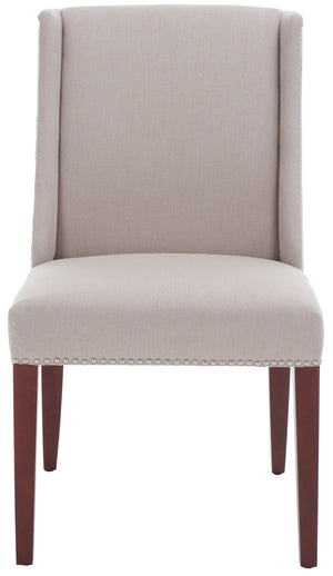 Safavieh Lauren Side Chair In Taupe - Elegant Design For Modern Dining Spaces, Comfortable & Stylish Seating Taupe  Mcr4535a