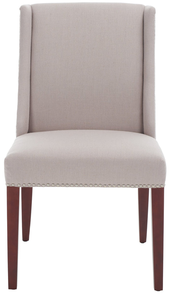 Safavieh Lauren Side Chair In Taupe - Elegant Design For Modern Dining Spaces, Comfortable & Stylish Seating Taupe  Mcr4535a