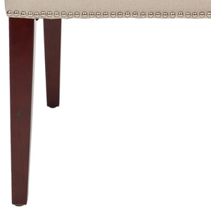 Safavieh Lauren Side Chair In Taupe - Elegant Design For Modern Dining Spaces, Comfortable & Stylish Seating Taupe  Mcr4535a