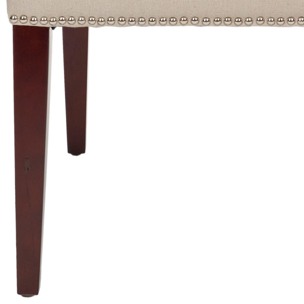 Safavieh Lauren Side Chair In Taupe - Elegant Design For Modern Dining Spaces, Comfortable & Stylish Seating Taupe  Mcr4535a
