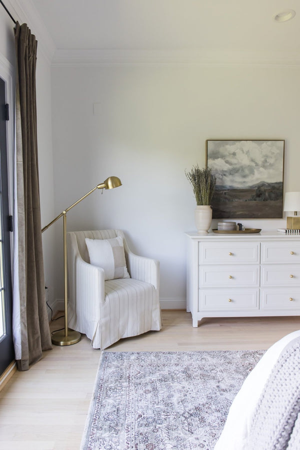 Safavieh Sandra Slipcover Chair - Timeless Beige & Cream Ticking Stripe Accent For Cozy Living Spaces MCR4542A