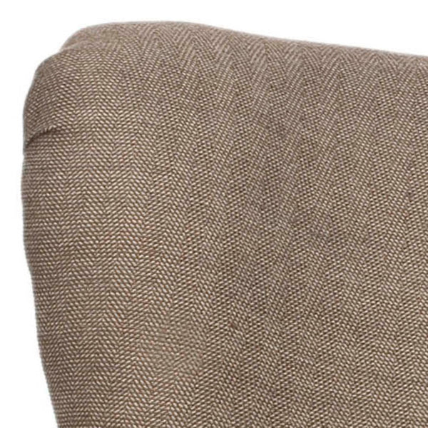 Safavieh Jenny Accent Chair With Wingback Design, Brass Nailhead Trim & Plush Cushion For Stylish Comfort MCR4543A