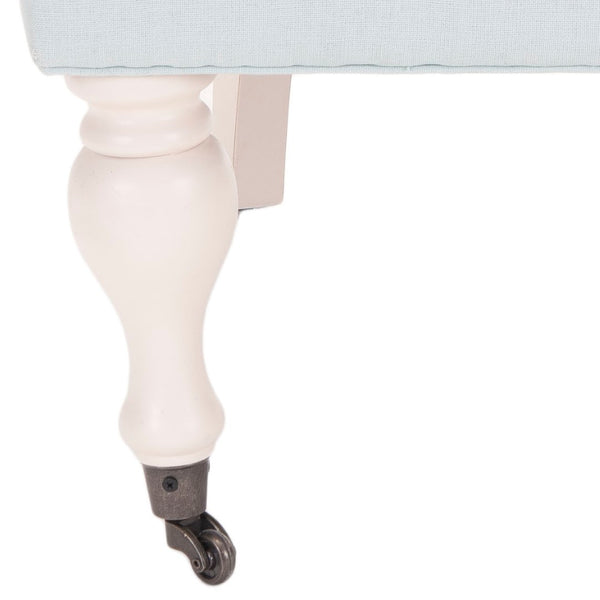 Safavieh Falcon Tufted Arm Chair - Elegant Accent Seating With Diamond Detail And Easy Mobility For Any Space Robins Egg Blue MCR4544B