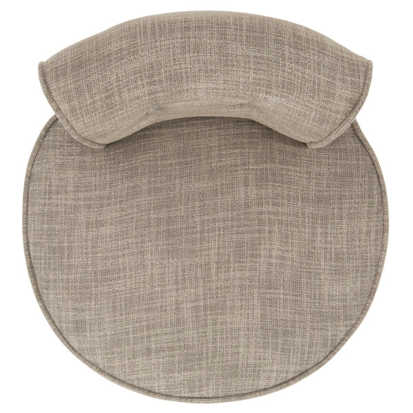 Safavieh Georgia Vanity Stool - Elegant Button-Tufted Design With Birch Legs For Chic Comfort In Any Space Stone MCR4546D