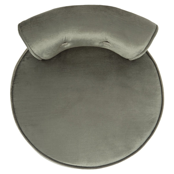 Safavieh Georgia Vanity Stool - Elegant Button-Tufted Design With Birch Legs For Chic Comfort In Any Space Sage MCR4546H
