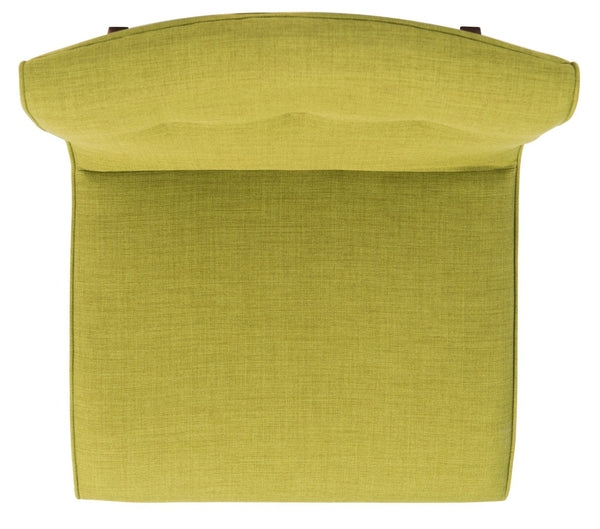 Safavieh Mandell Accent Chair In Sweet Pea Green – Mid-Century Modern Design With Button-Tufted Backrest MCR4552E