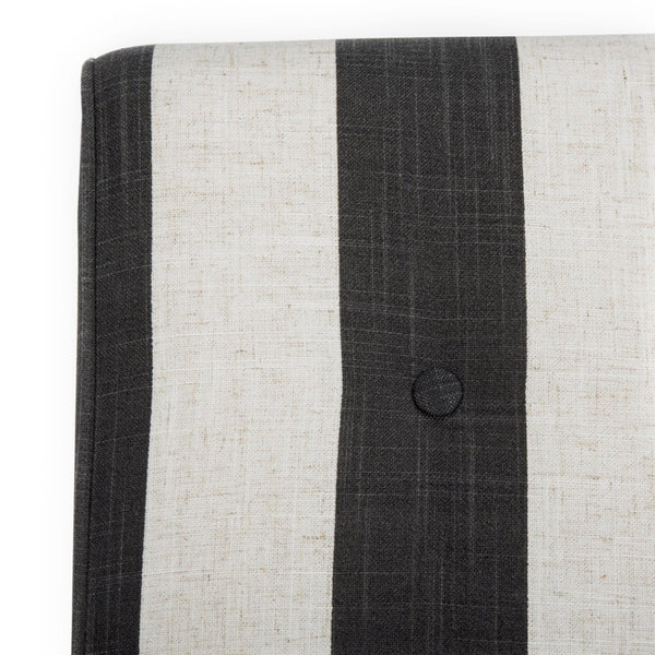 Safavieh Mandell Accent Chair - Mid-Century Modern Design With Button-Tufted Back For Stylish Home Decor Black / White MCR4552F