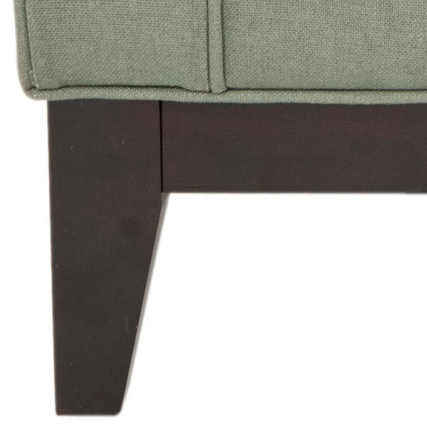 Safavieh Colton Club Chair - Transitional Linen Accent Chair With Plush Comfort & Birch Wood Base In Sea Mist MCR4570A