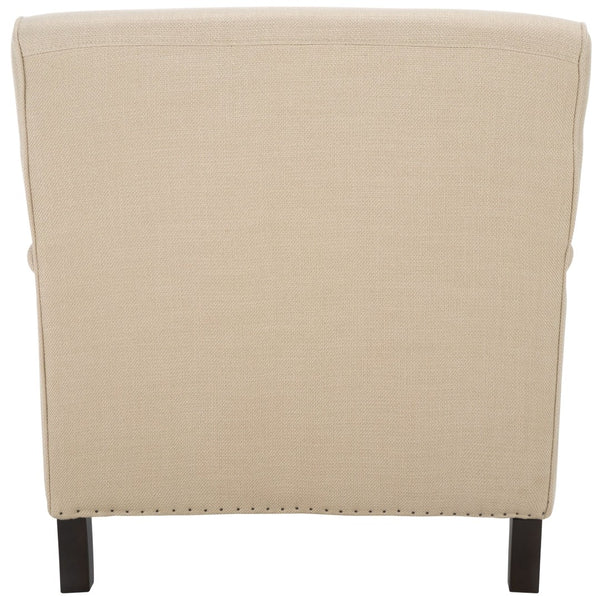 Safavieh Chloe Club Chair - Luxurious Antique Gold Viscose Accent Chair With Birchwood Legs & Casters MCR4571D
