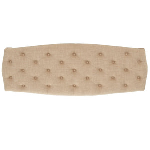 Safavieh Ramsey Country French Bench With Pickled Oak Finish & Wheat-Beige Linen, Stylish Accent Seating MCR4577A