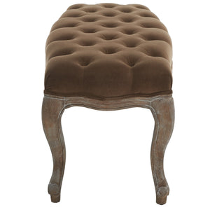 Safavieh Ramsey Bench - Timeless Country French Elegance With Solid Oak Frame And Comfortable Upholstered Seat Spruce MCR4577E