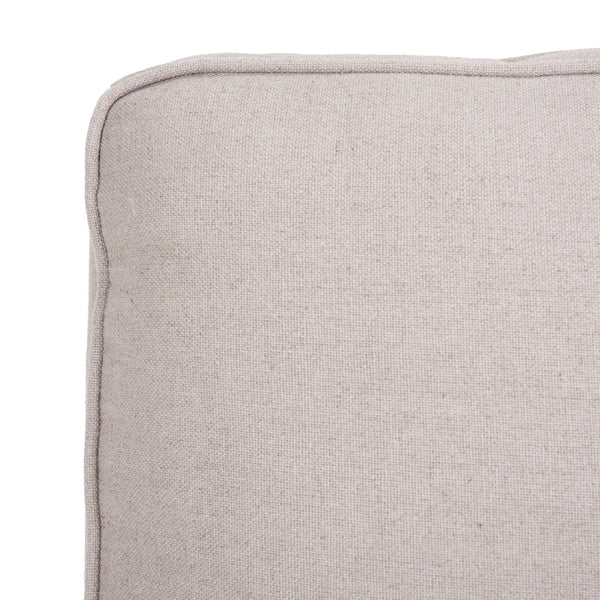 Safavieh Randy Slip Chair - Elegant Accent Piece With Plush Cushions, Spindle Legs, And Effortless Mobility Taupe MCR4584A