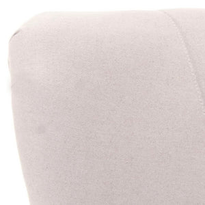 Safavieh Lydia Settee - Mid-Century Modern Loveseat In Beige Linen With Espresso Birch Legs For Small Spaces MCR4586A