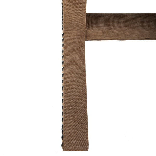 Safavieh Palmer Ottoman Silver Nail Heads Golden Bronze MCR4589C