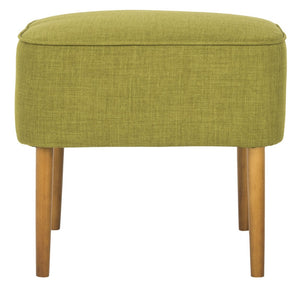 Safavieh Eli Ottoman - Mid-Century Modern Accent For Compact Spaces, Stylish Upholstered Footrest & Seat Sweet Pea MCR4608A