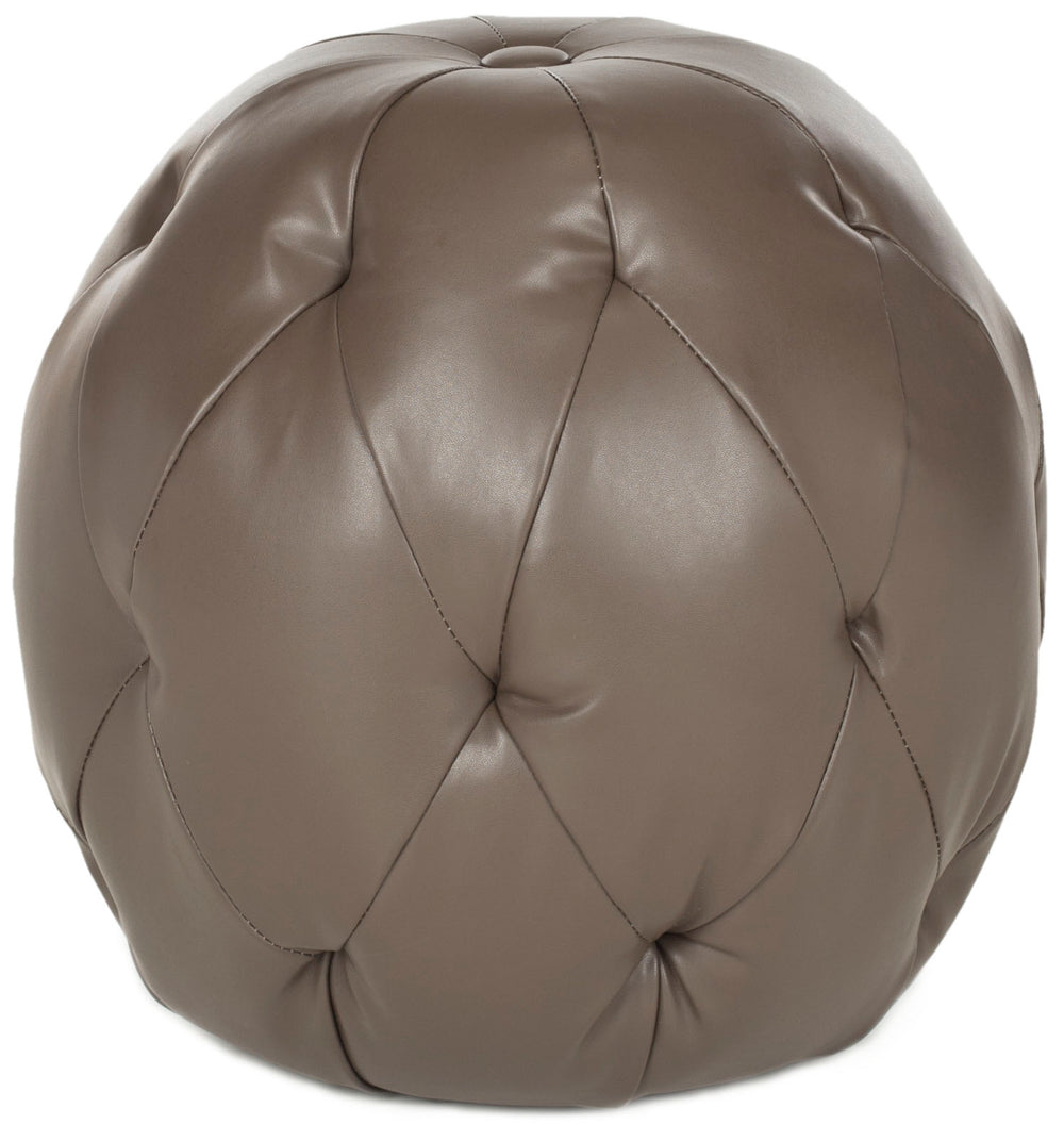 Safavieh Santiago Ottoman - Stylish & Versatile Upholstered Bench For Modern Living Spaces & Decor Clay  Mcr4615a