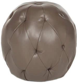 Safavieh Santiago Ottoman - Stylish & Versatile Upholstered Bench For Modern Living Spaces & Decor Clay  Mcr4615a