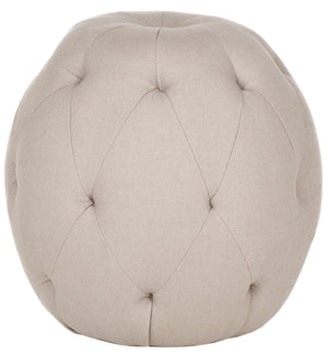 Safavieh Santiago Tufted Ottoman Taupe MCR4615B