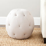 Safavieh Santiago Tufted Ottoman Taupe MCR4615B