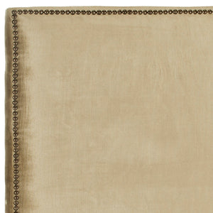 Safavieh Sydney Full Headboard In Olive Green - Luxurious Design For Stylish Bedroom Transformation & Comfort Olive Plywood,40% Viscose,60% Cotton Mcr4627e