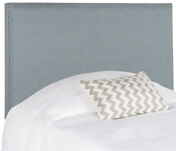 Safavieh Sydney Full Headboard - Elevate Your Bedroom With Tranquil Elegance And Modern Design For Relaxation Soft Blue  Mcr4627j