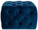 Safavieh Kenan Tufted Ottoman Navy MCR4635D