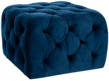 Safavieh Kenan Tufted Ottoman Navy MCR4635D